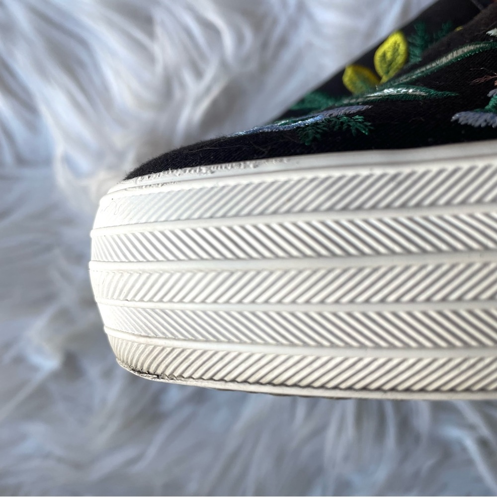 Keds Black Floral Embroidered Sneakers - Picture 15 of 16